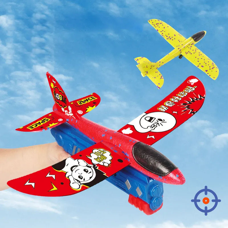Brinquedo de Avião Planador com Lançador